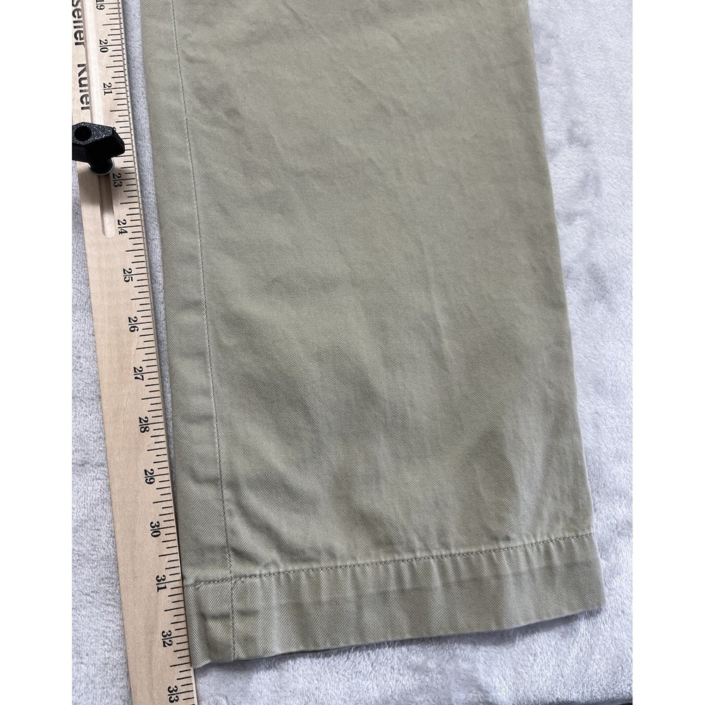 Ralph Lauren Pants Men 32x32.5 Beige The Polo Chino Classic Fit Cotton Twill - Picture 9 of 16